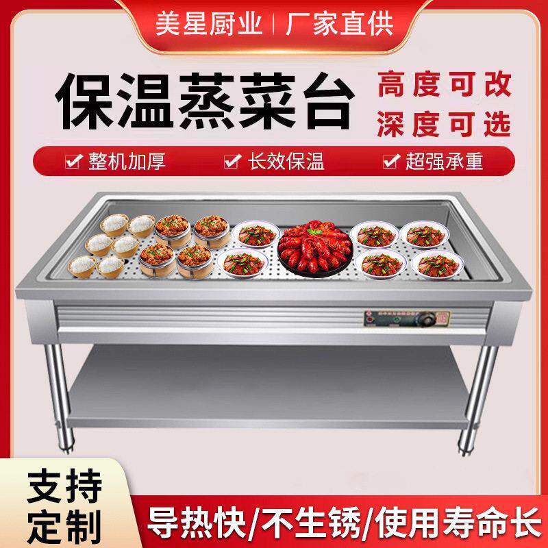 蒸菜台不锈钢保温台商用加热蒸菜台浏阳菜小碗菜卤菜卤肉包子快餐