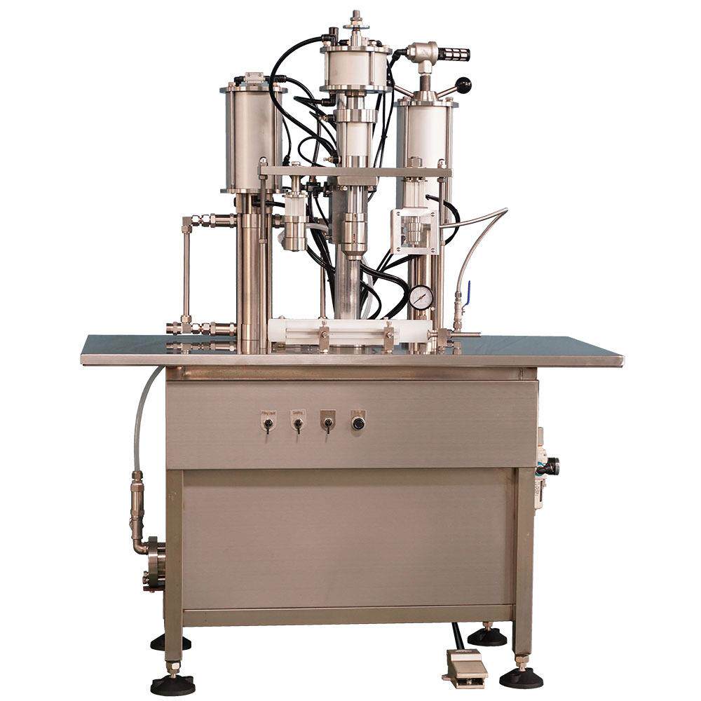 指甲油气雾剂灌装机喷雾剂灌装设备芬香除异味气雾罐灌装机