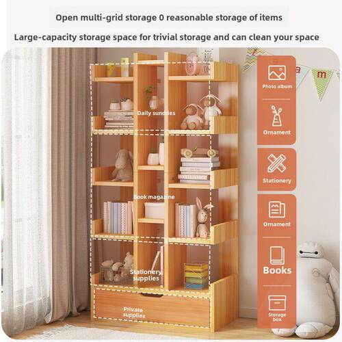 Bookshelf simple desk shelf bedroom desktop book cabinet