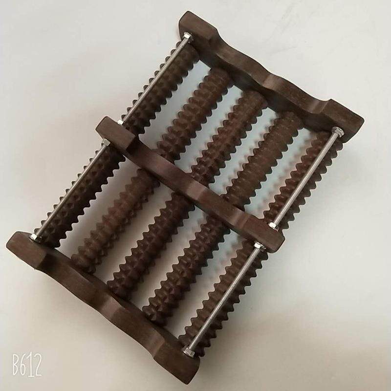 现货脚底按摩器滚轮式实木制脚部搓排材足部木质足底按摩器