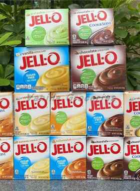 Jello Pudding Powder美国香草巧克力香蕉布丁粉糊糊不凝固非果冻