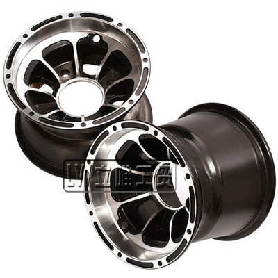 ATV沙滩车配件19x7.00-8轮胎车轮轮圈18x9.5-8四轮车铝合金轮毂