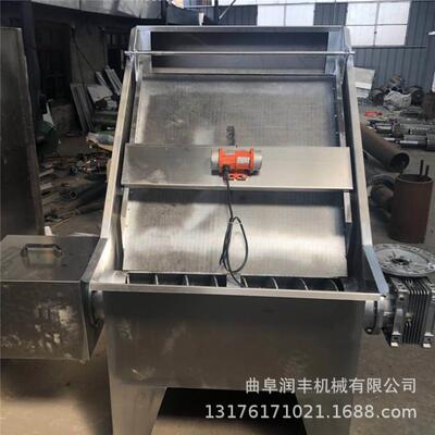 斜筛式豆渣固液分离机180型养殖场牛粪挤干机畜禽干湿粪便脱水机
