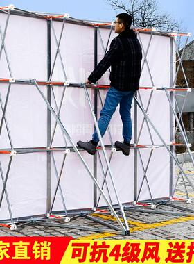 274拉网展架告展示架到签折墙叠背景墙伸缩支架喷绘海广报布签名