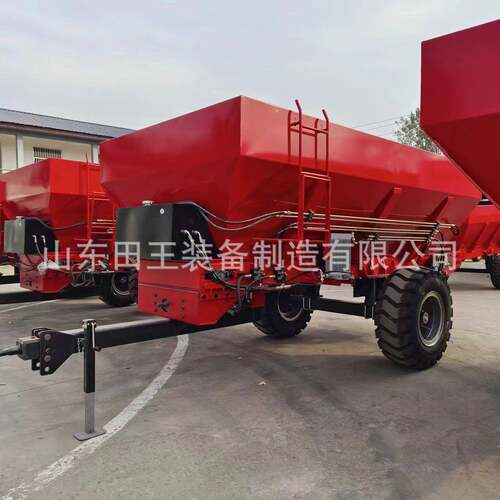 大块牛羊粪撒粪车拖拉机带的撒肥机农用大棚果园养殖场扬粪机