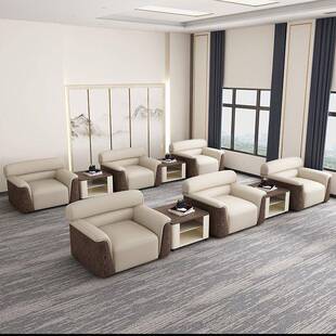 商务办公沙发老板办公室沙发茶几会议接待贵宾沙发