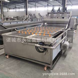 毛豆花菜鼓泡清洗机循环水气泡冲浪洗菜机小龙虾口味虾生产线
