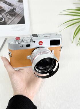 深蓝版复古徕卡相机模型带镜头/别墅摆件/把玩模型/书房展示品