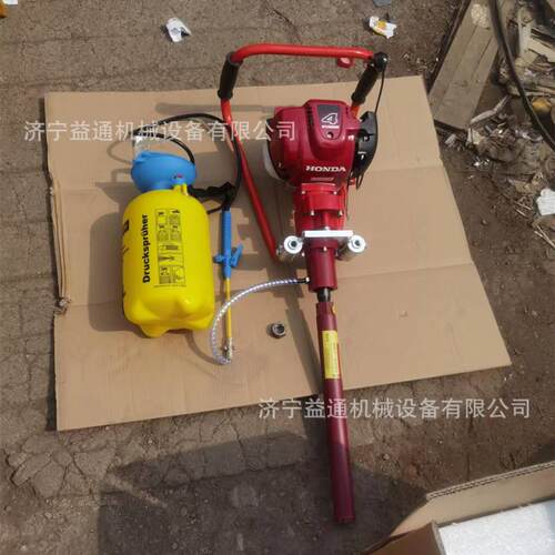 SRZ-2型手持内燃砼枕改锚机四冲程混泥土螺栓钻取机钢轨取芯钻