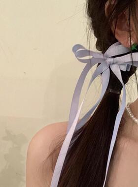 蝴蝶结严选女士丝带高级发夹发饰