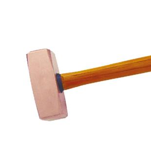 TOOLTIME图泰紫铜木锤柄德八角紫铜锤八角锤头锤式500g铜榔锤手锤