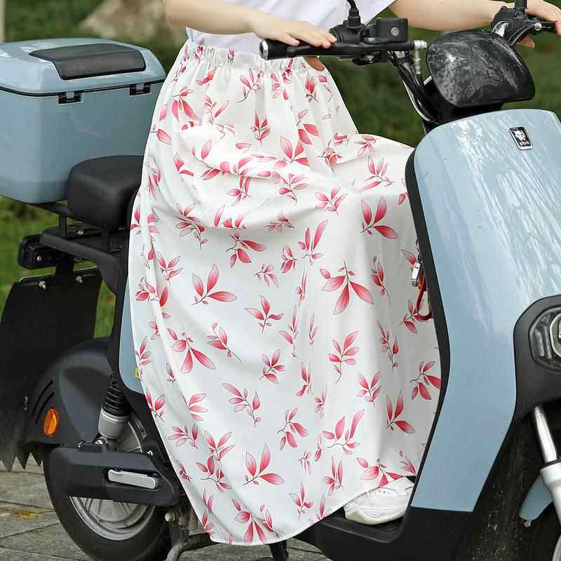 骑车护腿护膝防晒衣防走光半身裙子围裙夏季电动摩托车遮阳防晒裙
