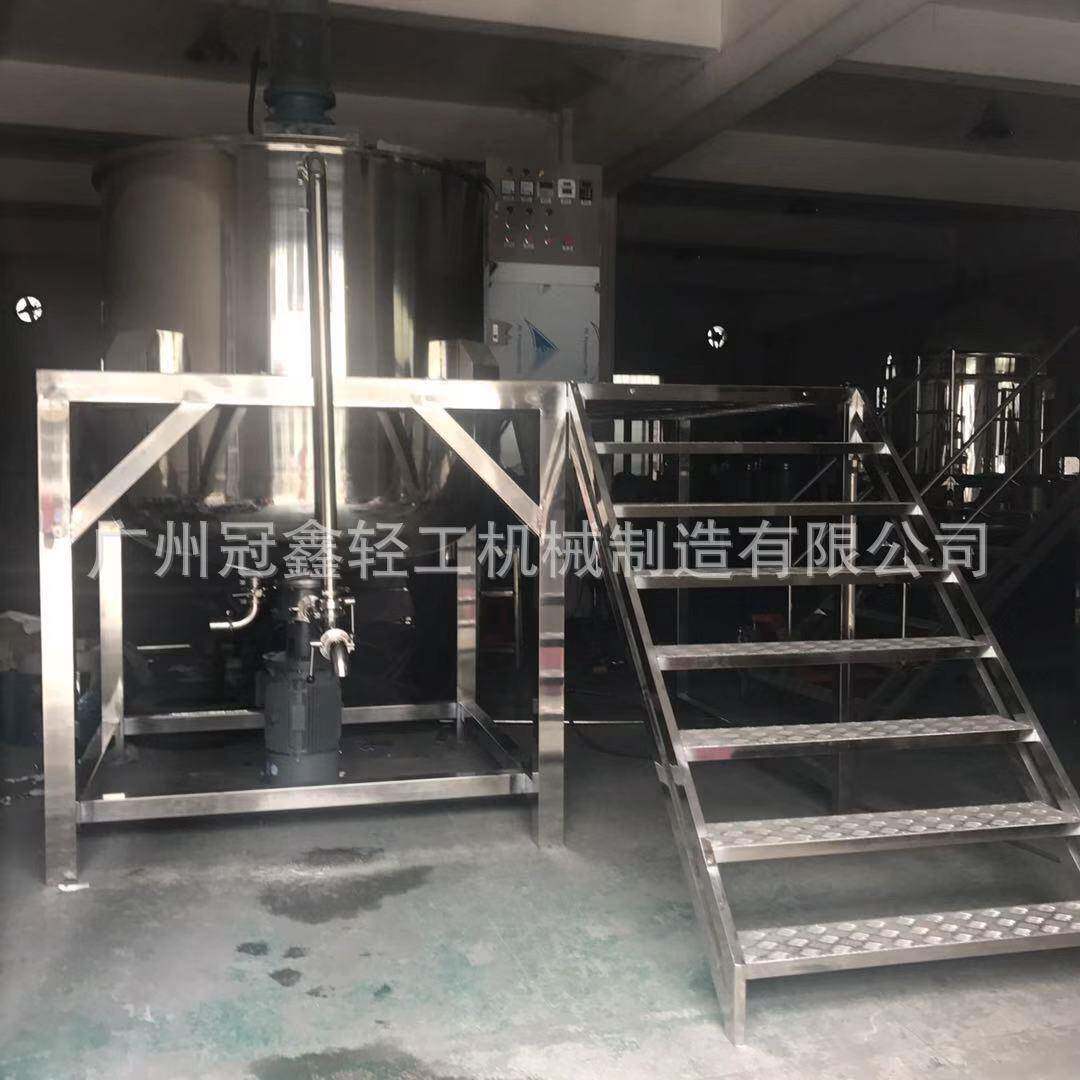 2000L-3000L内外循环均质搅拌机洗发水沐浴露均质搅拌锅3吨罐