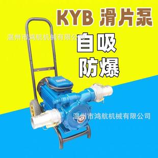 220V380V防爆抽油泵2寸3寸大流量柴油汽油自吸泵KYB滑片泵加油泵