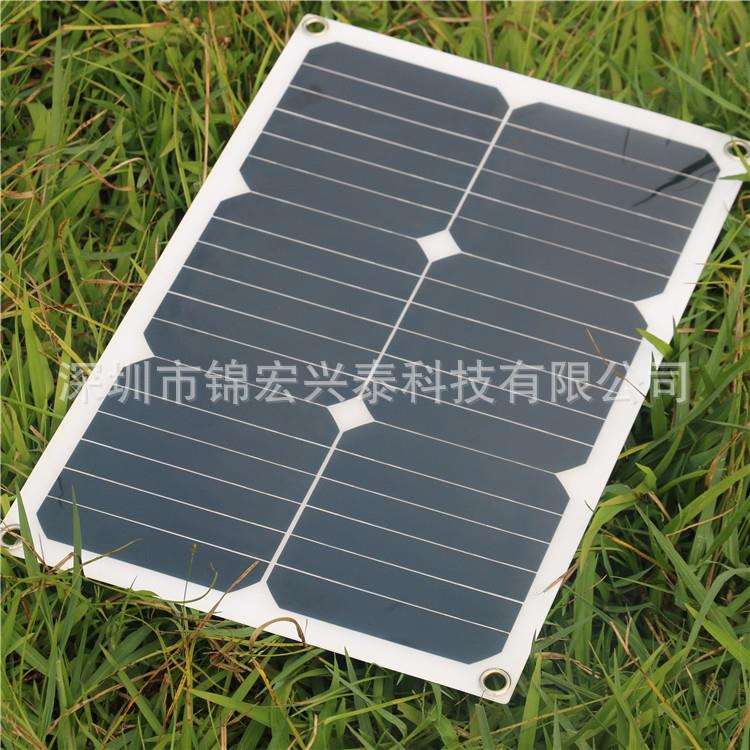 20W太阳能板SUNPOWER电池片23%转化率柔性发电板手机户外电源