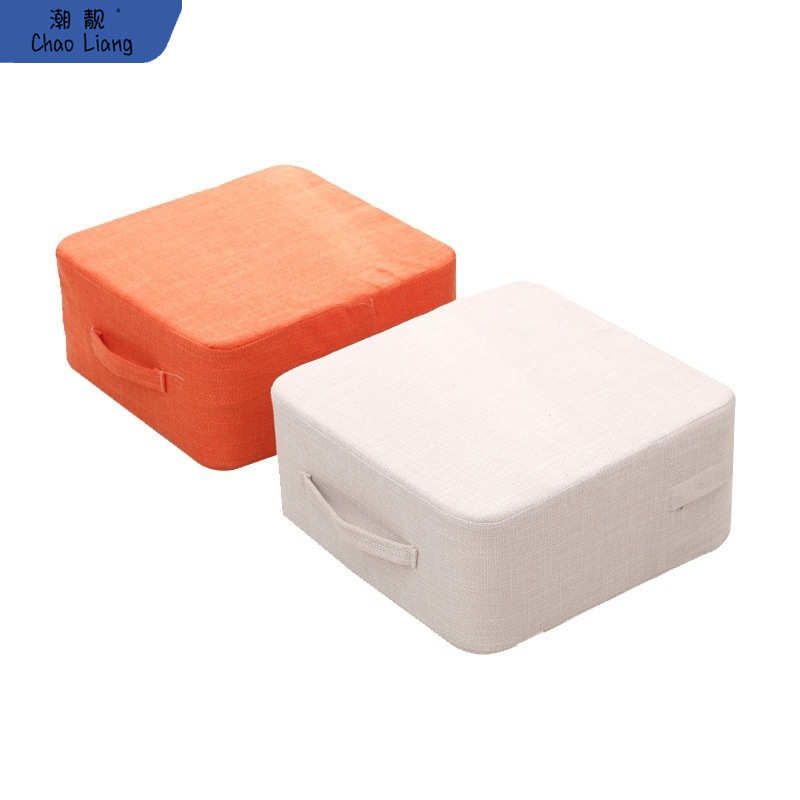 方形蒲团坐垫加厚日式榻榻米地板坐垫地上可拆洗棉麻布艺家用包邮