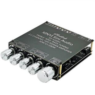 TPA3116D2蓝牙音频接收器数字功放板2.1声道大功率重低音炮音响箱