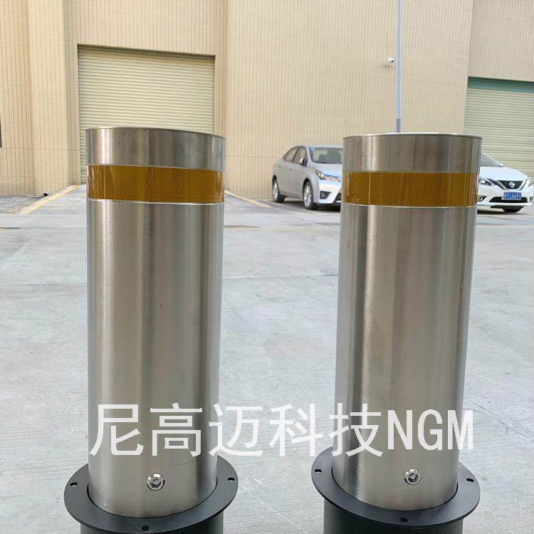 公园可移动路桩反光防撞柱手提护桩挡车拆卸路障升降地柱景观路庄