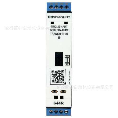 Rosemount罗斯蒙特644R温度变送器导轨安装型644RAI5RK