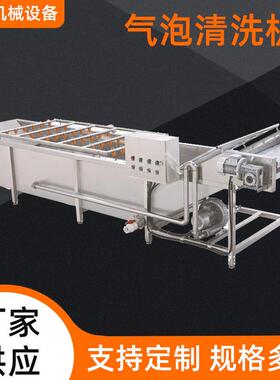 厂家生产商用气泡洗菜机 全自动果蔬清洗设备 商用水果气泡清洗机