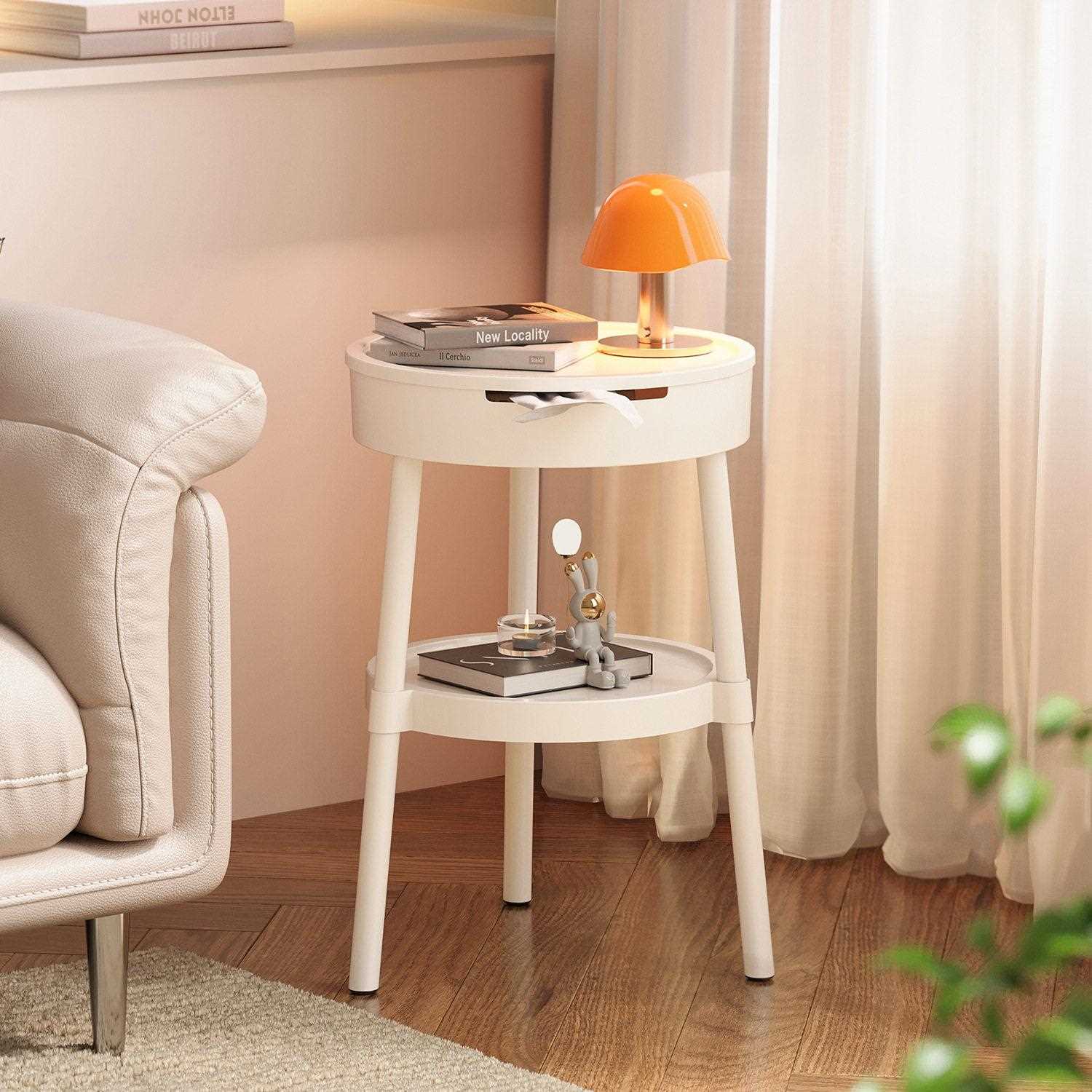 New Portable Side Table, Suitable as a Sofa Side Table or Be图片