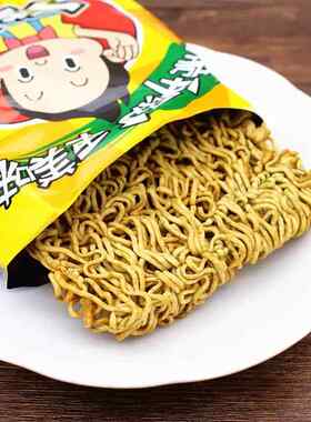 好当家泡面 面小当家香葱味干 干脆面不带卡片泡面 面 整箱装