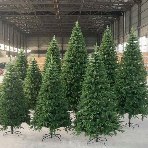绿色圣诞树加密圣诞节装饰大型混合自动仿真圣诞树装饰布置摆件