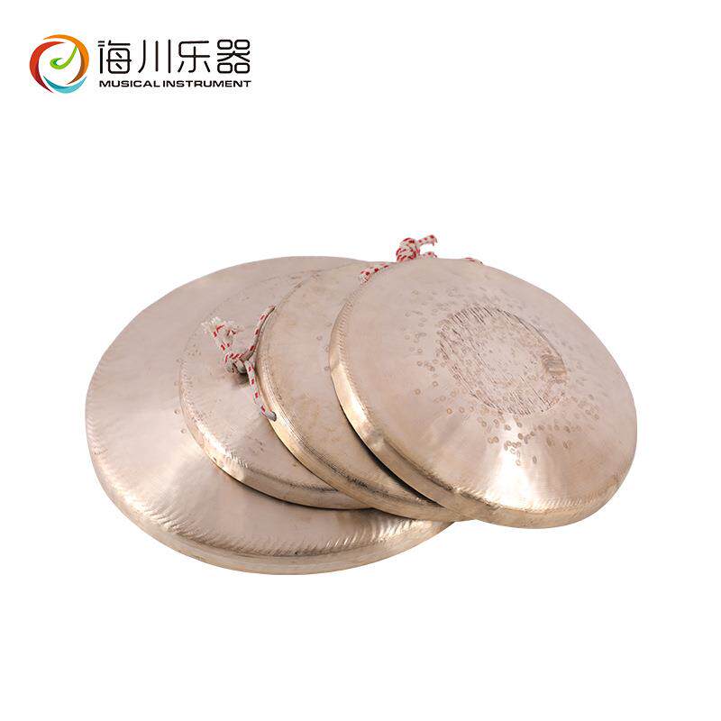 博韵手工锻造铜锣高音中音低音手锣招标投标打击乐器响铜手锣