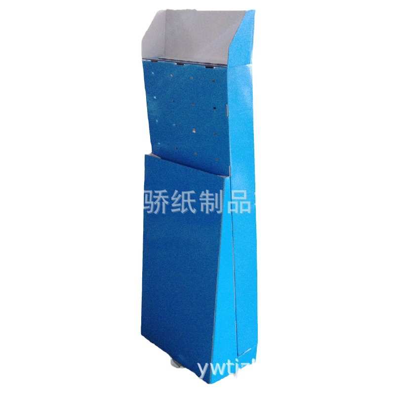 各种挂钩式纸展架纸货架饰品纸陈列架落地硬纸板挂钩展架可折叠