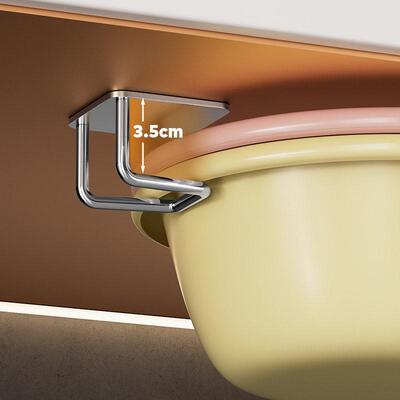 Bathroom Storage Shelf and Basin Organizer, Wall-Mounted Hoo