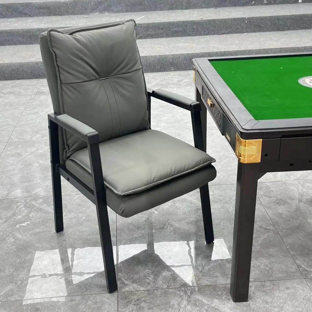 棋牌室专用麻将椅高档麻将椅子麻将馆四脚靠背加厚舒适家用凳子