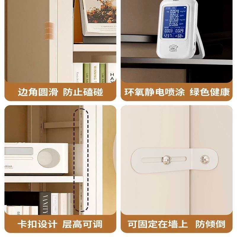 图书馆书架加厚钢制书架儿童客厅收纳落地置物架防尘书柜储物架,住宅家具,书架,淘宝优惠券,粉丝福利购,淘宝优惠卷