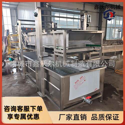 商冷用XWX解冻机流水气线 工厂用鸭货泡冻肉解冻设备 水浴解冻机