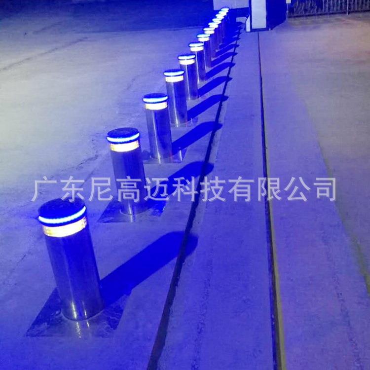 尼高迈成品档车柱 自动一体式液压升降路桩 学校校门安装防撞护柱