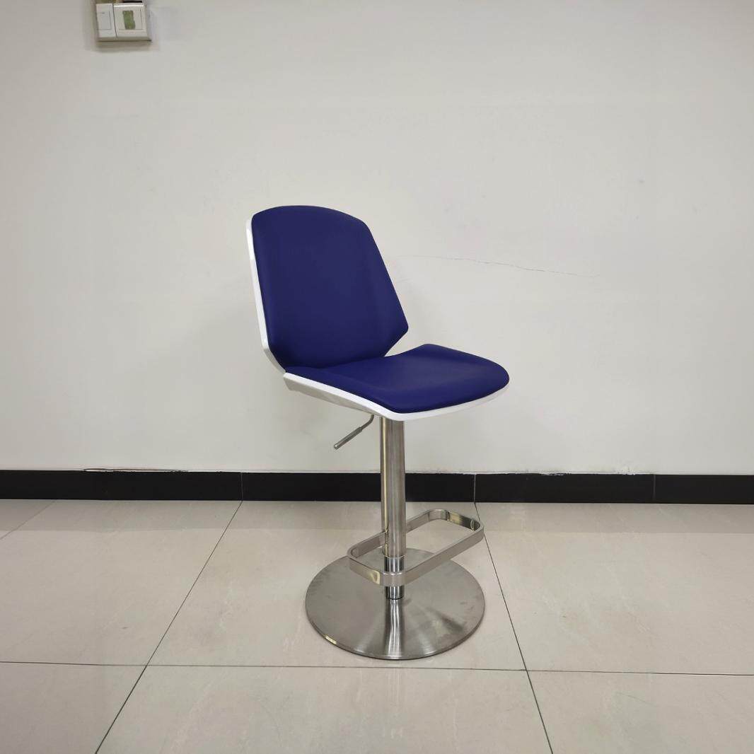 家用轻奢吧台椅升降高脚凳咖啡厅酒吧吧台高脚吧椅高靠背椅子吧凳