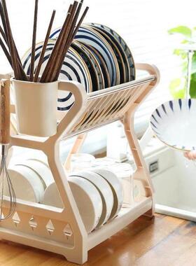 dish drying rack storage kitchen cup holder organizer洗碗架