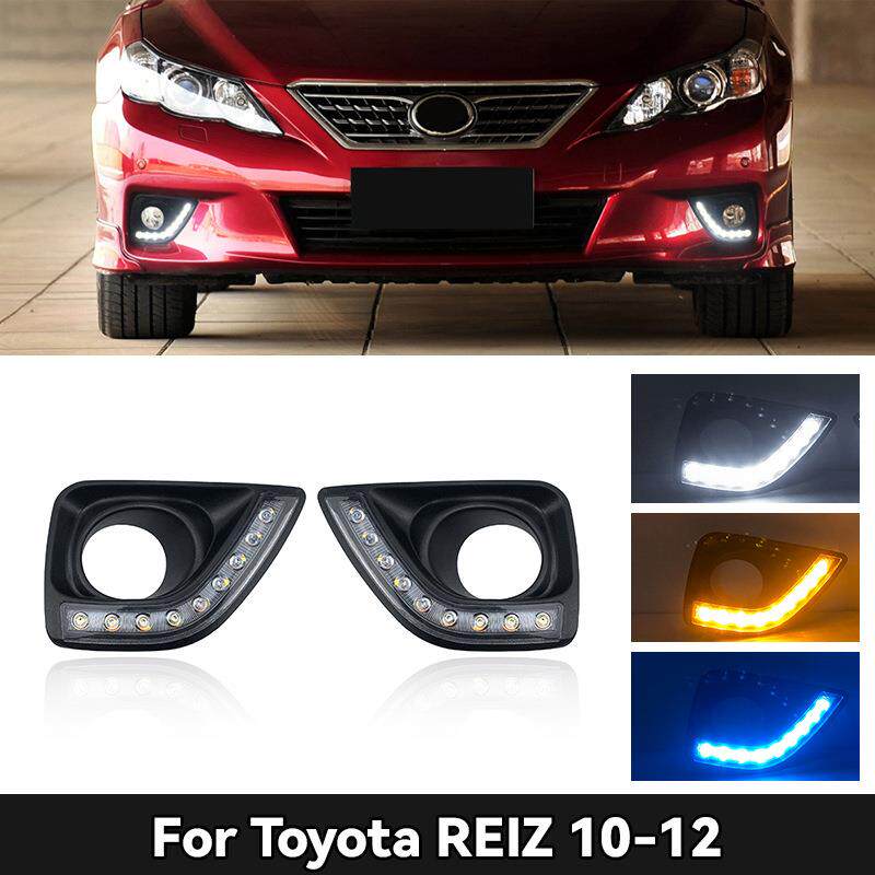 适用于10-12款锐志日行灯ToyotaReizDRL改装LED日间行车灯流光