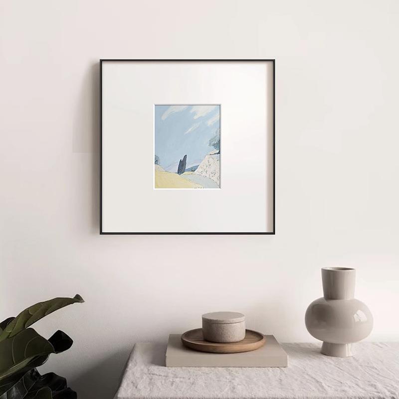 简约小众艺术风景装饰画北欧客厅法式餐厅壁画玄关酒店餐边柜挂画