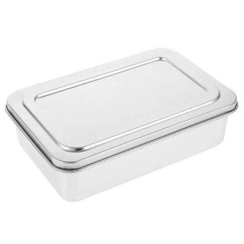 Lid Covered Baking Tray Bakery Boxes Metal Pie Pans Pancake