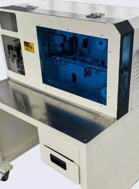 直销适用多种线径新能源线缆自动包铜箔机