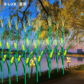 玉米辣椒竹子户外景观灯公园景区农庄庭院氛围发光植物地插灯防水