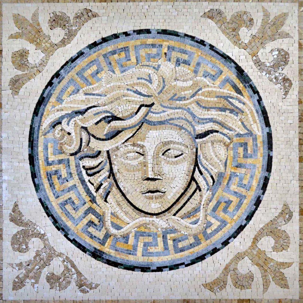 玻璃马赛克壁画石材马赛克瓷砖地毯拼图大理石拼花地砖背景墙