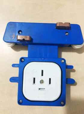 管式滑线集电器JD-4-10A~100A插座集电器80A四线插座集电器