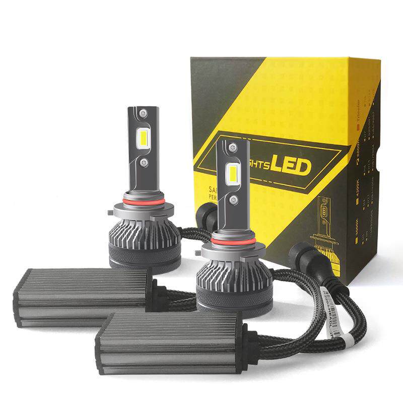 汽车LED大灯 高功率双铜管 超亮车灯改装近光远光12-24VH