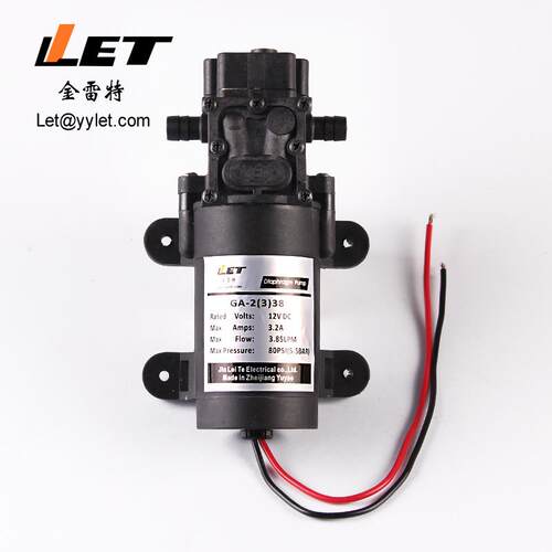 GA-2(3)38微型电动隔膜泵12V24V洗车泵微型隔膜泵