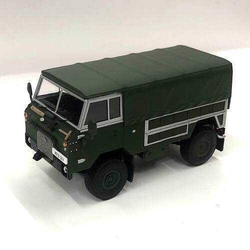 新款1：43la地nd rover 101英平头路虎全形野卡车越合国金汽车模