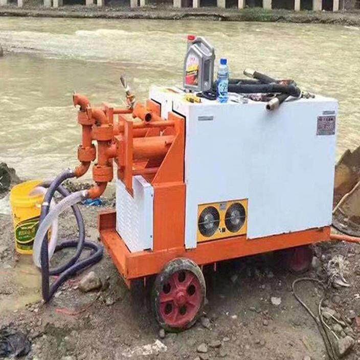建筑用双液注浆机隧道施工地基加固双缸液压水泥砂浆泵