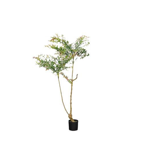 北欧仿真绿植南天竹ins风假树仿生植物室内装饰摆件客厅盆栽造景
