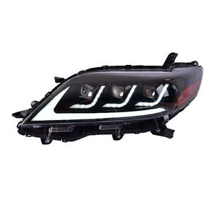 凌志款 丰田塞纳Sienna改装 LED日行灯流水转向大 20款 适用于适用11