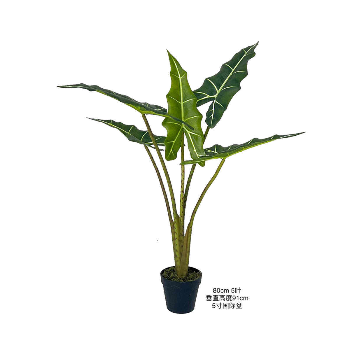 外贸 仿真海芋 仿真绿芋 绿植落地盆栽 景观造景装饰盆景